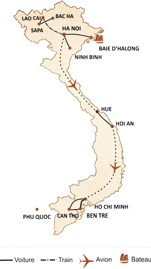 Tour map