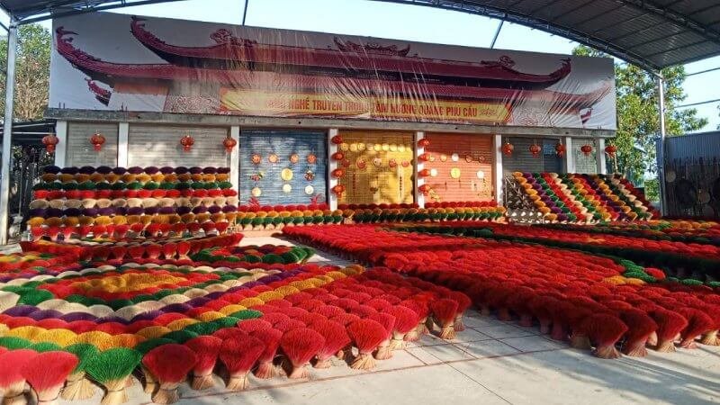 Quang Phu Cau Incense Village has been established for over 100 years