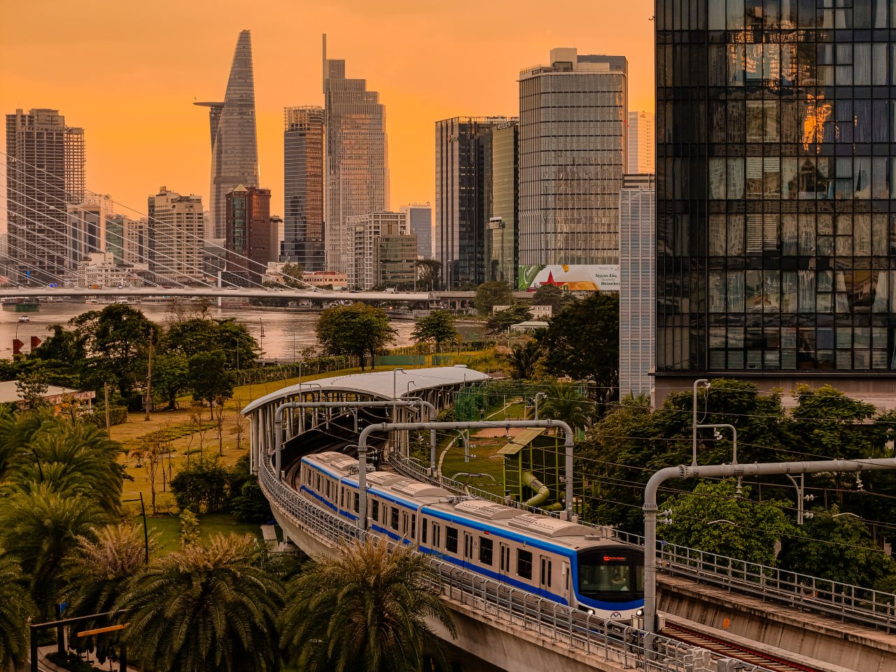 Exploring Ho Chi Minh City by Train