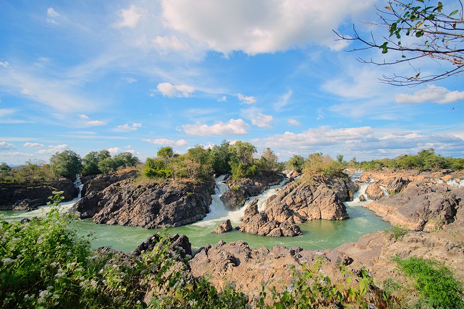 Li Phi Waterfall (Somphamit) – Don Khon, 4000 Islands