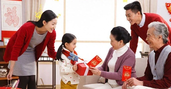 Common Greetings During Lì Xì