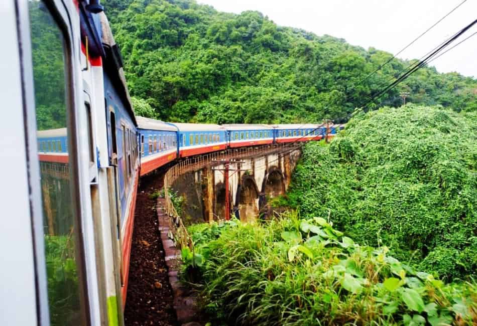 By Train (Hue → Da Nang → Hoi An)