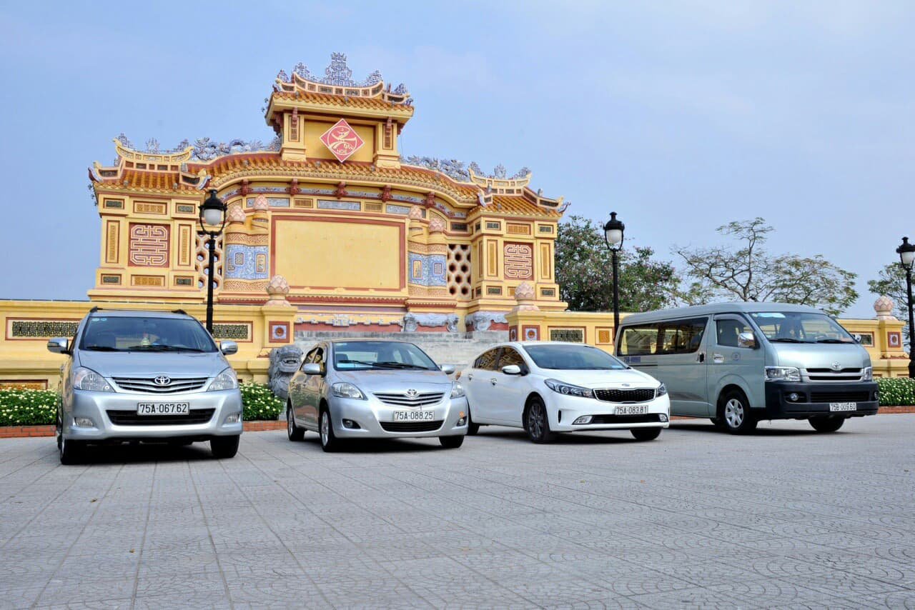 By Taxi or Private Car