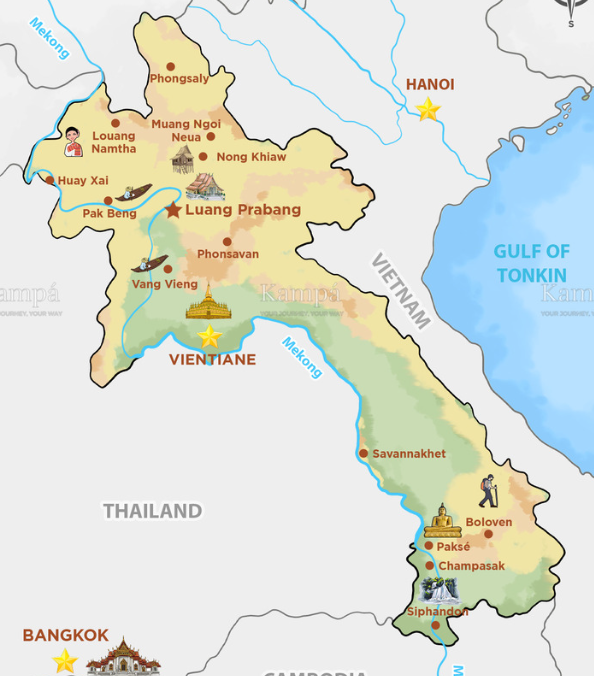 Tour map