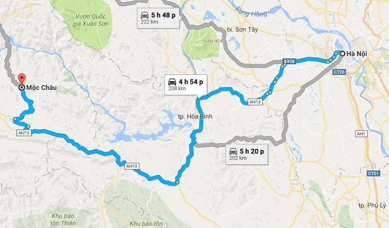 Where is Moc Chau, Vietnam?